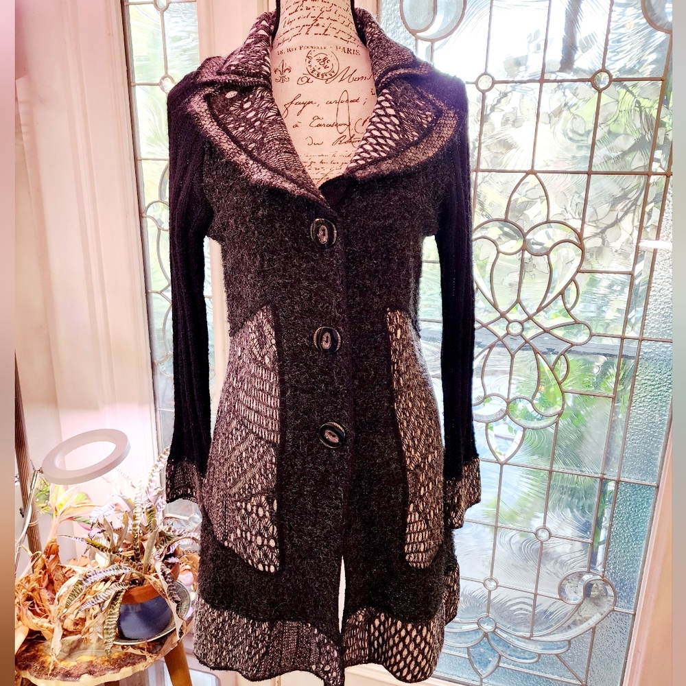 Handmade Artistic Sweater Coat